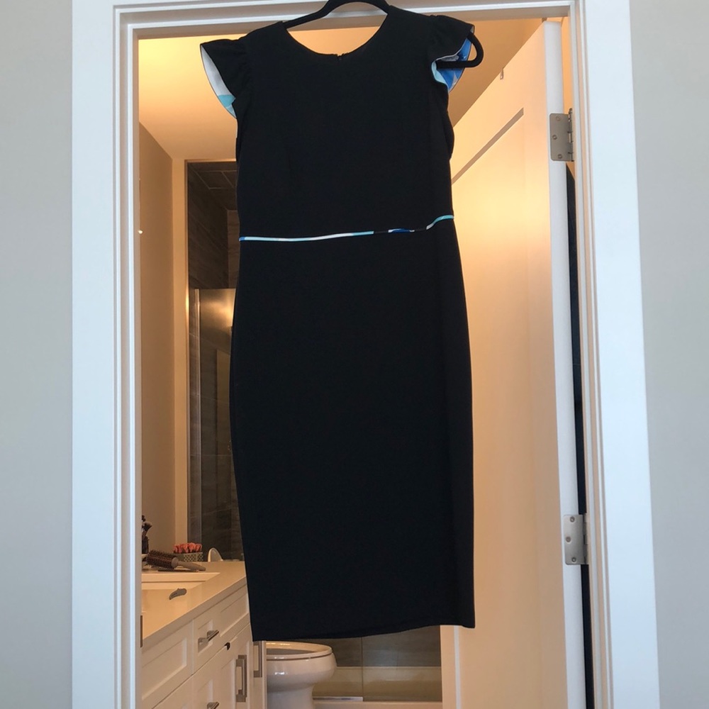 Calvin Klein dress with flutter sleeve